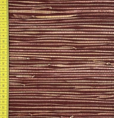 paille japonaise rustique bordeau/naturel 821 paille japonaise rustique bordeau/naturel 821